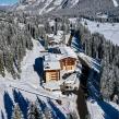 Una panoramical del Carlo Magno Hotel SPA & Resort di Madonna di Campiglio con l