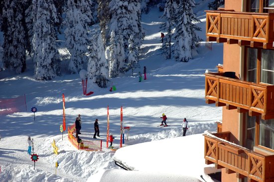 La pista da sci del Carlo Magno Hotel SPA & Resort