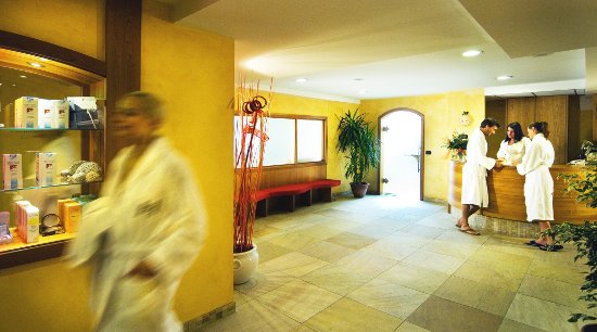 La hall del centro benessere ed estetico